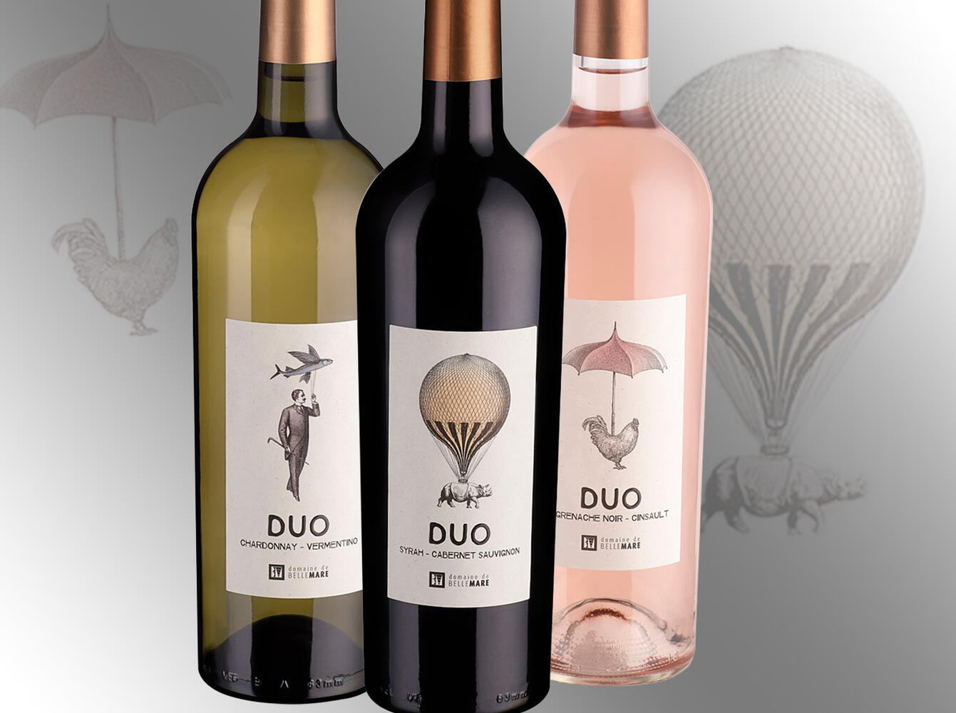 Duo Red, White & Rosé